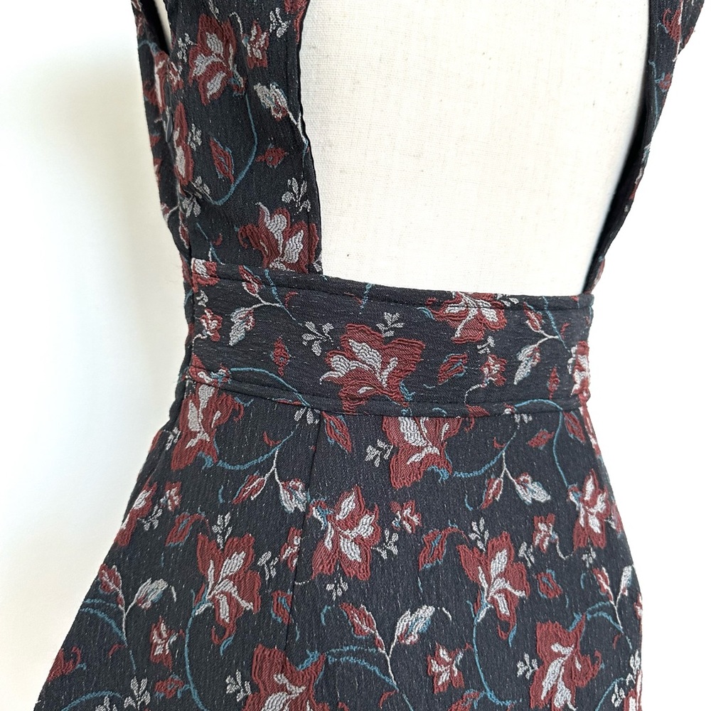 Free People Say Yes Keyhole Back Cutout Short Sleeve Mini Dress - Picture 9 of 13